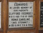 EDWARDS Clifford 1901-1980 & Roma Caroline STEMMET 1913-1994