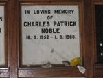 NOBLE Charles Patrick 1852-1980