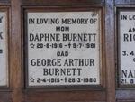 BURNETT George Arthur 1915-1980 & Daphne 1916-1981