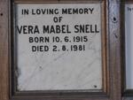 SNELL Vera Mabel 1915-1981