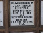 BINEDELL Frederick George Herbert 1908-1987 & Joan Dinah 1924-1982