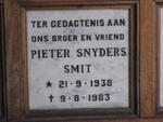 SMIT Pieter Snyders 1938-1983