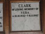 CLARK Vera 1932-1982
