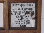 VARNEY Evelyn J. 1907-1983 :: VARNEY Christina 1933-1993