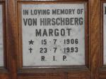 HIRSCHBERG Margot, von 1906-1993