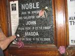 NOBLE John 1924-1983 & Magda 1930-2009