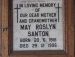 SANTON May Roslyn 1918-1996