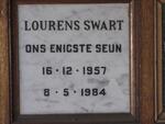 SWART Lourens 1957-1984