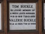 BUCKLE Tom 1918-1985 & Valerie 1925-1998