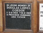 GORDON Douglas Lionel 1922-1985
