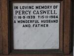 CASWELL Percy 1939-1984