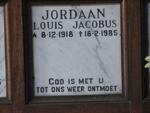 JORDAAN Louis Jacobus 1918-1985