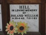 HILL Roland William 1945-1985