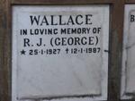 WALLACE R.J. 1927-1987