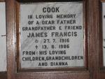 COOK James Francis 1916-1986