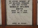 SMITH Donald Wilson 1919-1969