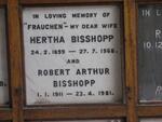 BISSHOPP Hertha 1899-1968 :: BISSHOPP Robert Arthur 1911-1981