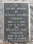 THERON Schalk Jacobus 1903-1971 & Mildred May 1912-1989