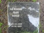 NIEKERK Frank Harold, van 1935-2007