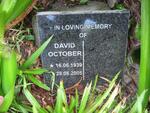 OCTOBER David 1939-2005