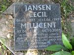 JANSEN Cecil 1927-1997 & Millicent 1928-2005