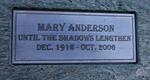 ANDERSON Mary 1916-2006
