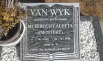 WYK Huibrecht Aletta, van nee MOSTERT 1940-2008