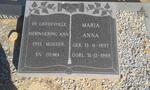 AGENBAG Anna Maria 1897-1988