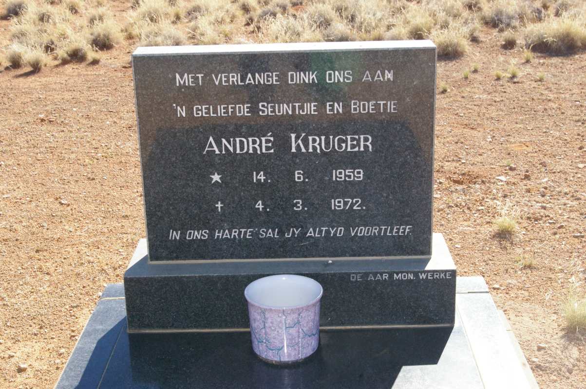 KRUGER Andre 1959-1972