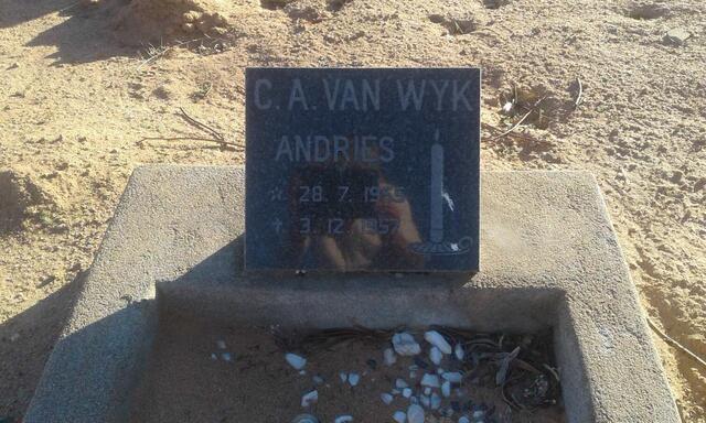 WYK Andries C.A., van 1955-1957