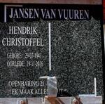 VUUREN Hendrik Christoffel, Jansen van 1941-2016