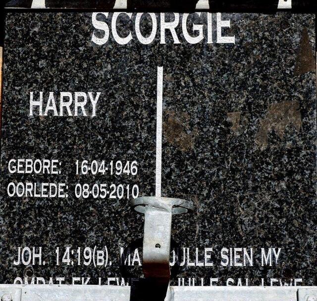 SCORGIE Harry 1946-2010