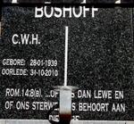 BOSHOFF C.W.H. 1939-2010