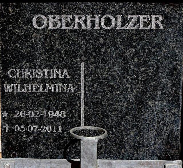 OBERHOLZER Christina Wilhelmina 1948-2011