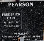 PEARSON Frederick Carl 1969-2007