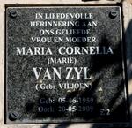 ZYL Maria Cornelia, van nee VILJOEN 1959-2009