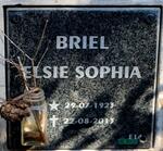 BRIEL Elsie Sophia 1923-2013