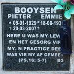 BOOYSEN Pieter 1929-2007 & Emmie 1931-