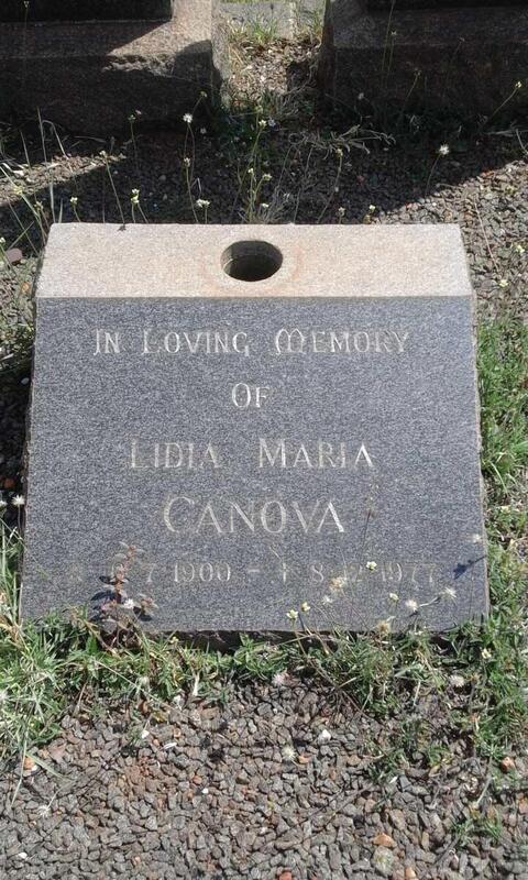 CANOVA Lidia Maria 1900-1977