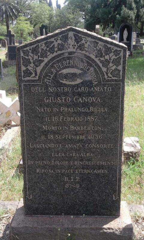 CANOVA Giusto 1887-1936