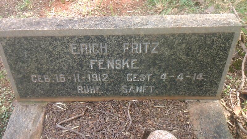 FENSKE Erich Fritz 1912-??14