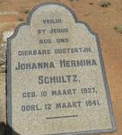 SCHULTZ Johanna Hermina 1937-1941