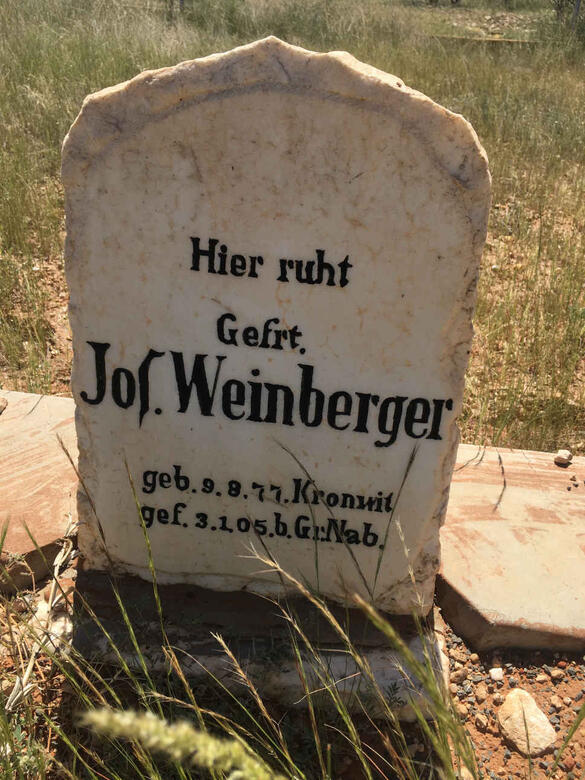 WEINBERGER Jos. 1877-1905