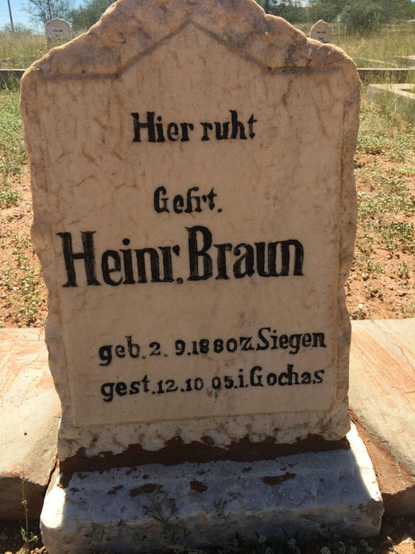 BRAUN Heinr. 1880-1905