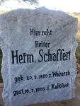 SCHAFFERT Herm. 1883-1905