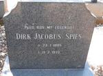 SPIES Dirk Jacobus 1905-1973