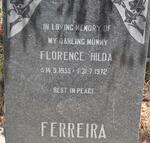 FERREIRA Florence Hilda 1955-1972