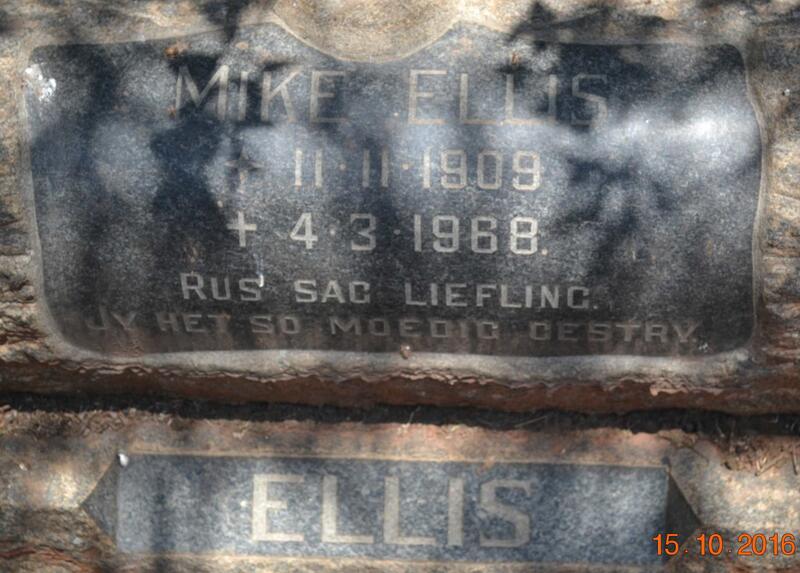 ELLIS Mike 1909-1968