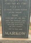 MARKOW Annie -1965