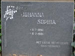 ? Johanna Sophia 1890-1961